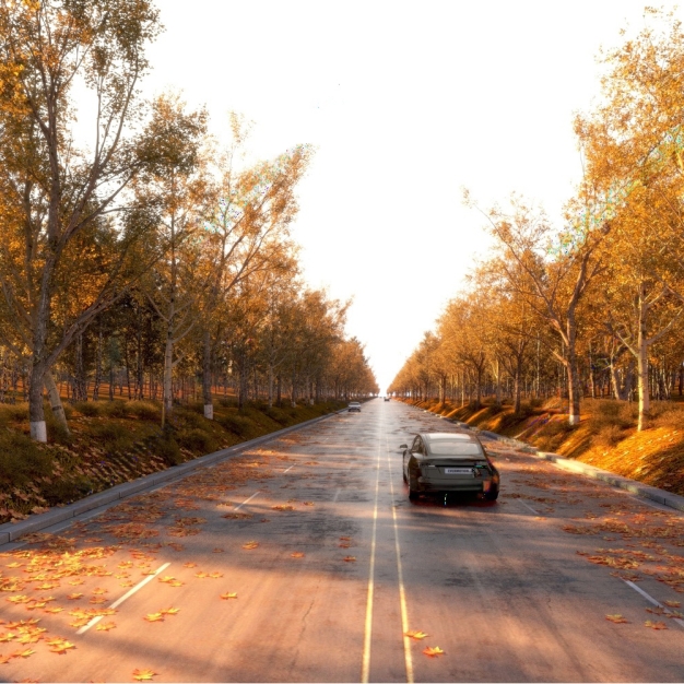  现代道路3D模型